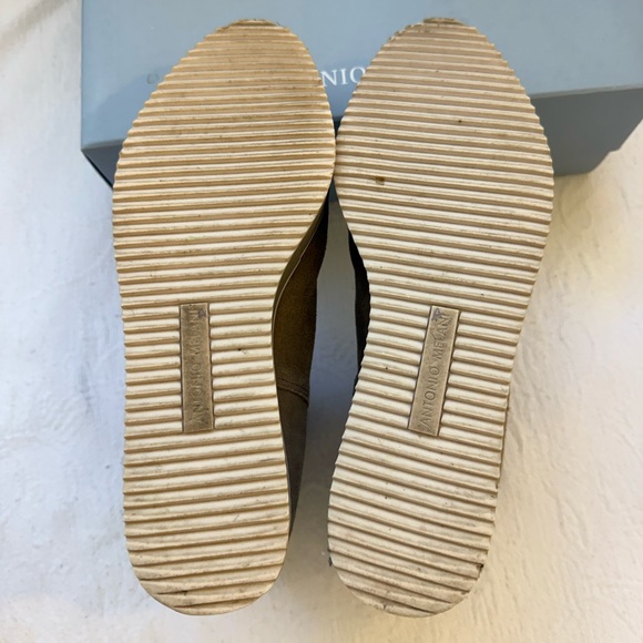 ANTONIO MELANI Brexton Tan Suede Platform ankle Boots - Picture 4 of 14